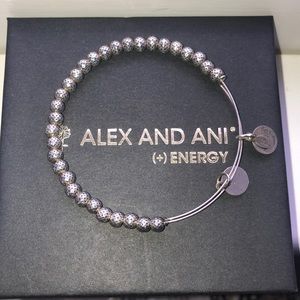 Alex and Ani Silver Ball Bracelet